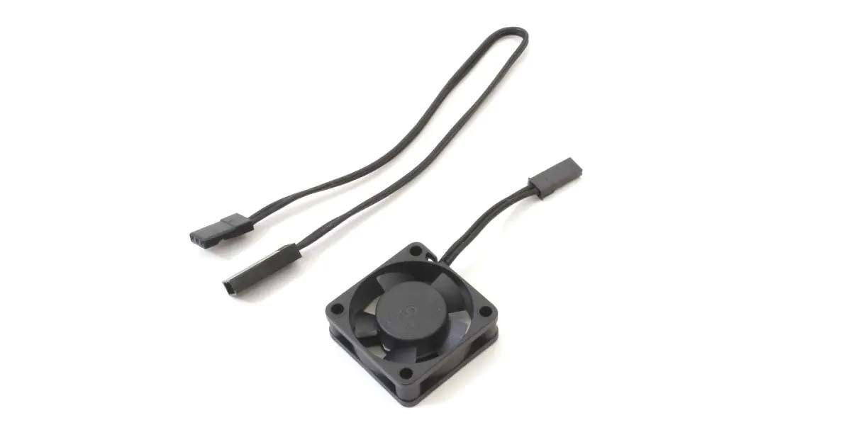 Kyosho - Motor Cooling Fan 30x30mm (w/extension lead) - K.IFW502-01B 1:8 Parts