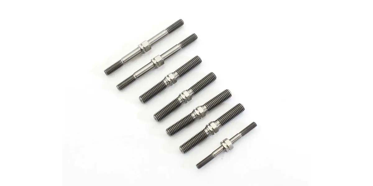 Kyosho - Titanium Adjust Rod Set Inferno MP10 (7) - K.IFW601C 1:8 Parts Competition