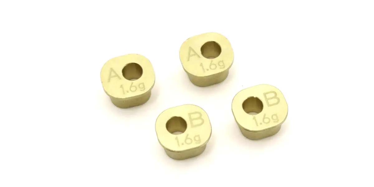 Kyosho - Brass Rear Hub Carrier Spacer set Inferno MP10 - K.IFW606B 1:8 Parts Competition