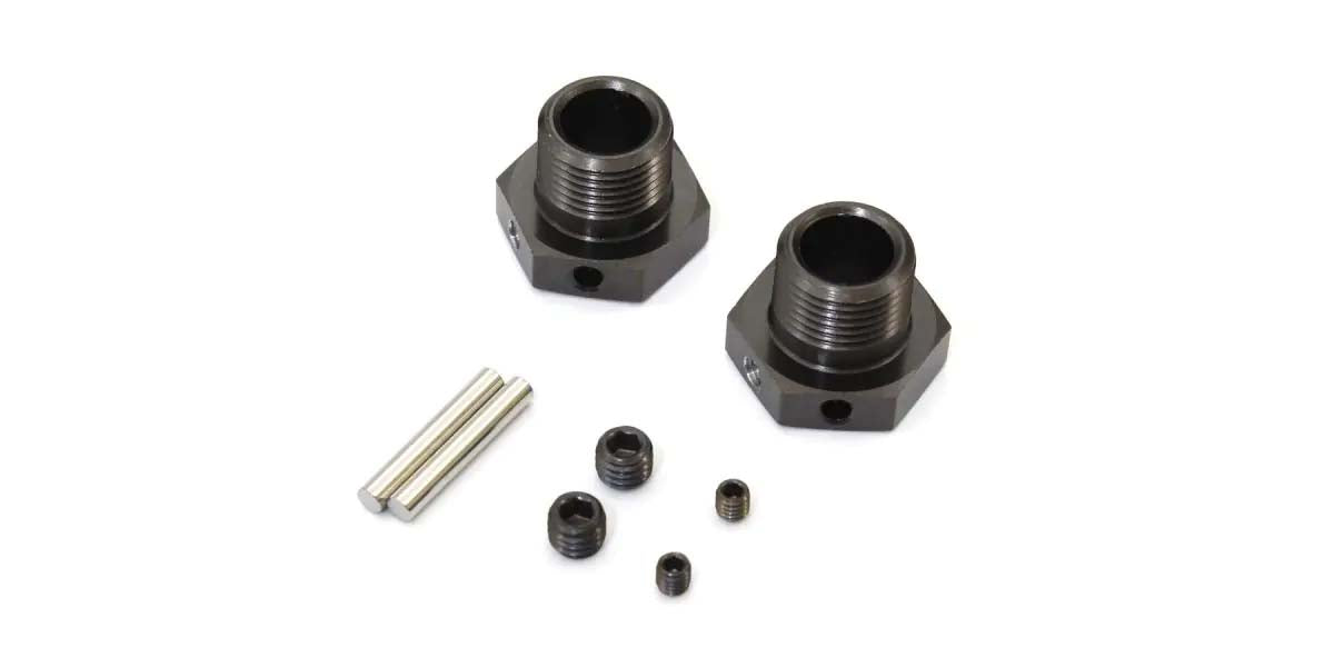 Kyosho - Inferno MP9-MP10 MP11 Wheel Hub (2) Gun Metal - K.IFW625B 1:8 Parts Competition