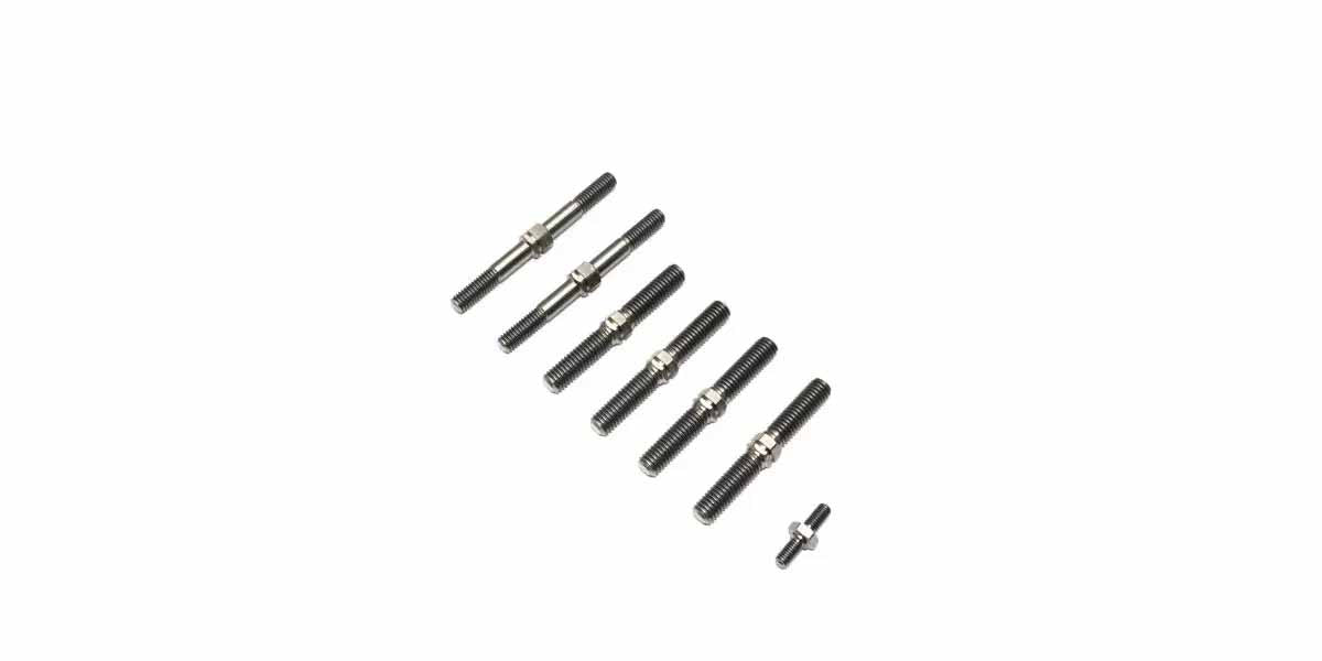 Kyosho - Inferno MP11 Titanium Adjust Rod Set (7) - K.IFW701 1:8 Parts Competition