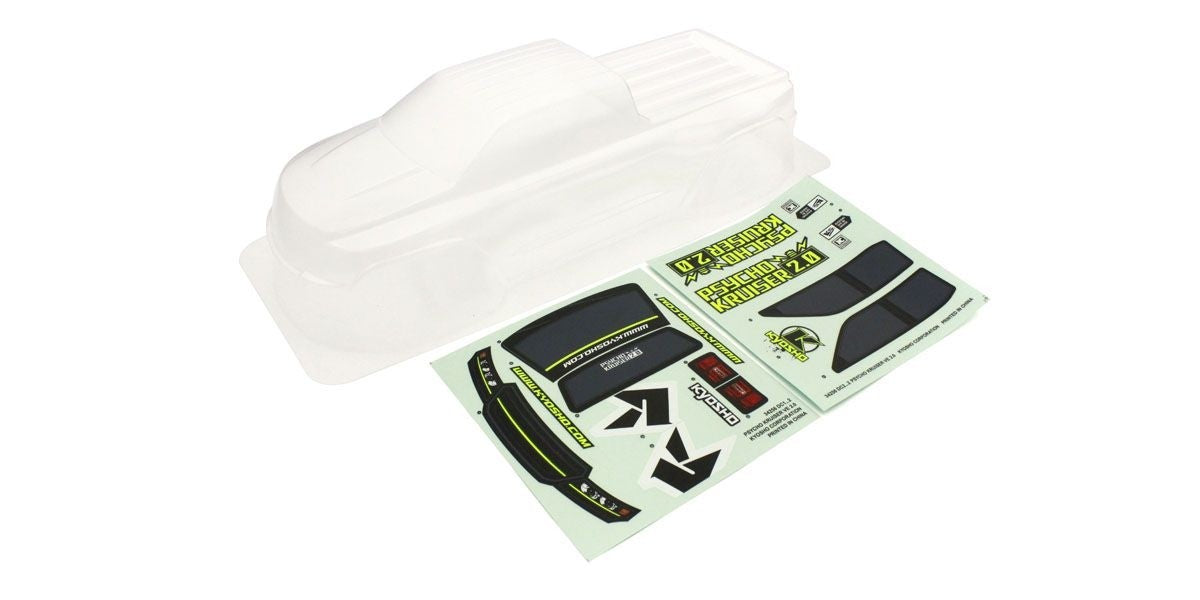 Kyosho - Clear Body Shell Psycho Kruiser VE 2.0 - K.ISB105 BODYSHELL & DECO