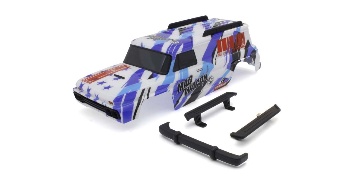 Kyosho - Body shell Mad Wagon VE - Type2 (Blue-White) - K.KBB001BL BODYSHELL & DECO