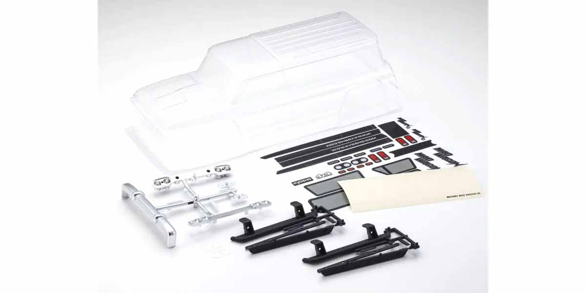 Kyosho - Body Shell Set Mad Wagon VE - Clear - K.KBB001 BODYSHELL & DECO
