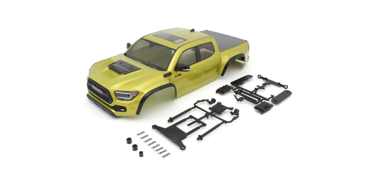 Kyosho - Toyota Tacoma TRD Pro 2021 KB010 Electric Lime Body Shell Set - K.KBB002EL BODYSHELL & DECO