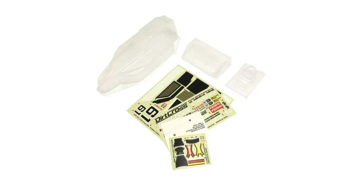 Kyosho - Body Set EP Lazer SB DirtCross - K.LAB08 BODYSHELL & DECO