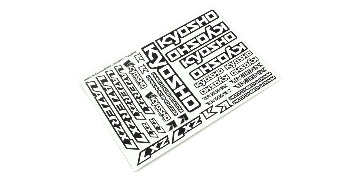 Kyosho - Decal Sheet Lazer ZX7 - K.LAD03 BODYSHELL & DECO