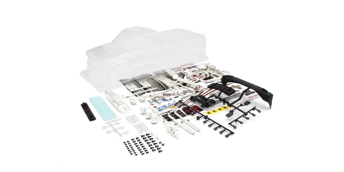 Kyosho - Clear Body Shell Set USA-1 1:8 Monster Truck - K.MAB074 BODYSHELL & DECO