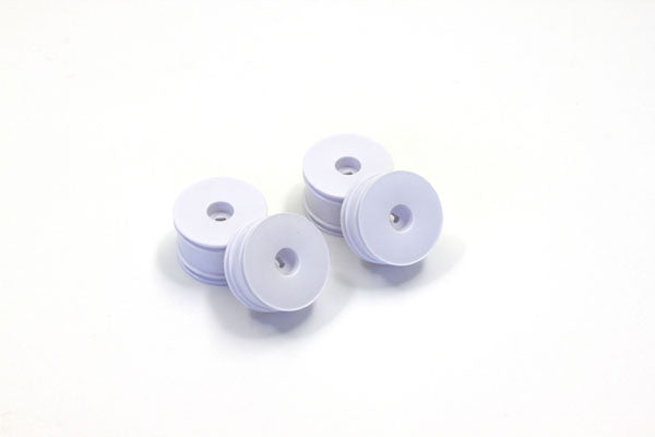 Kyosho - Mini-Z Buggy Lazer White Wheel Set (4) - K.MBH002W MINI R/C WHEELS & TYRES