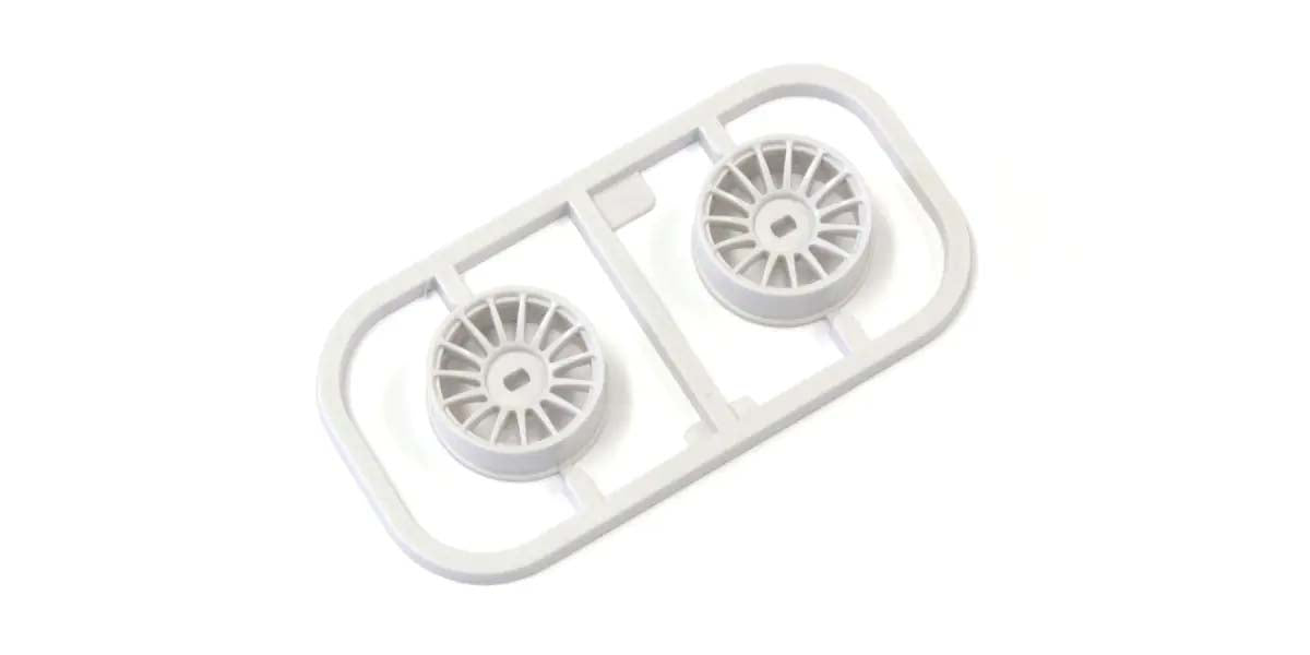 Kyosho - Wheel Set Mini-Z AWD Narrow 1.5 Offset (2) White - K.MDH100W-N15B MINI R/C WHEELS & TYRES
