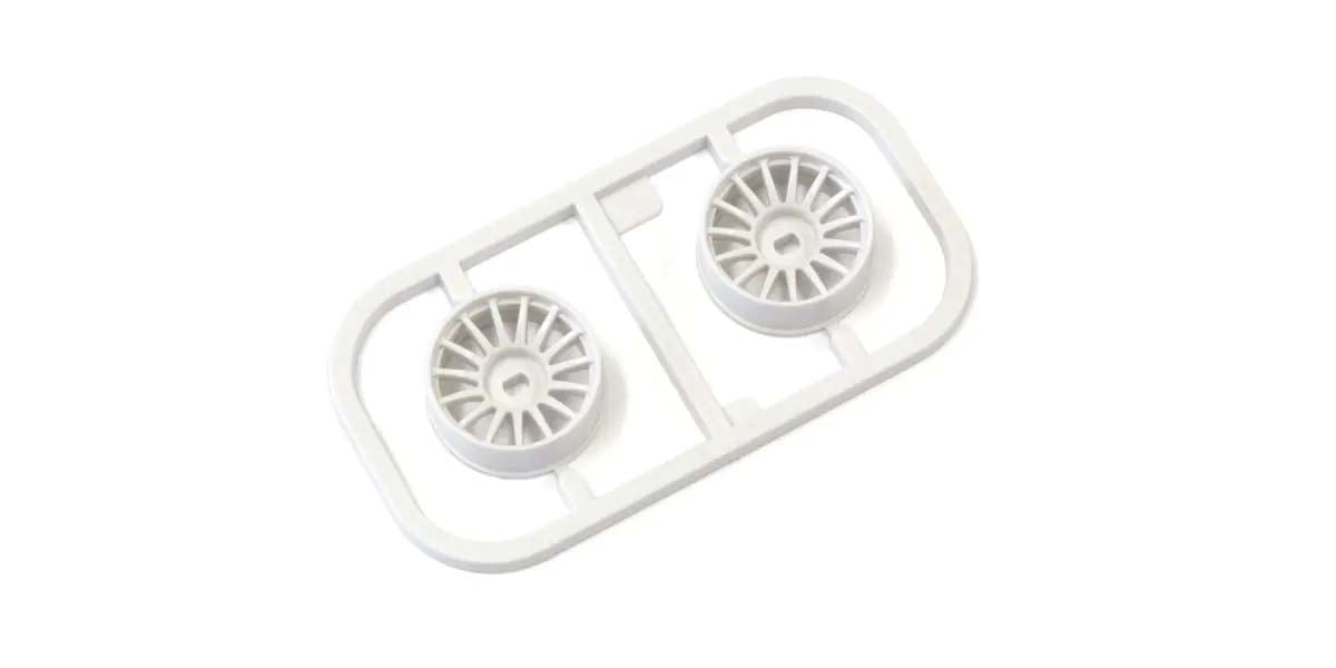 Kyosho - Wheel Set Mini-Z AWD Narrow 3.5 Offset (2) White - K.MDH100W-N35B MINI R/C WHEELS & TYRES
