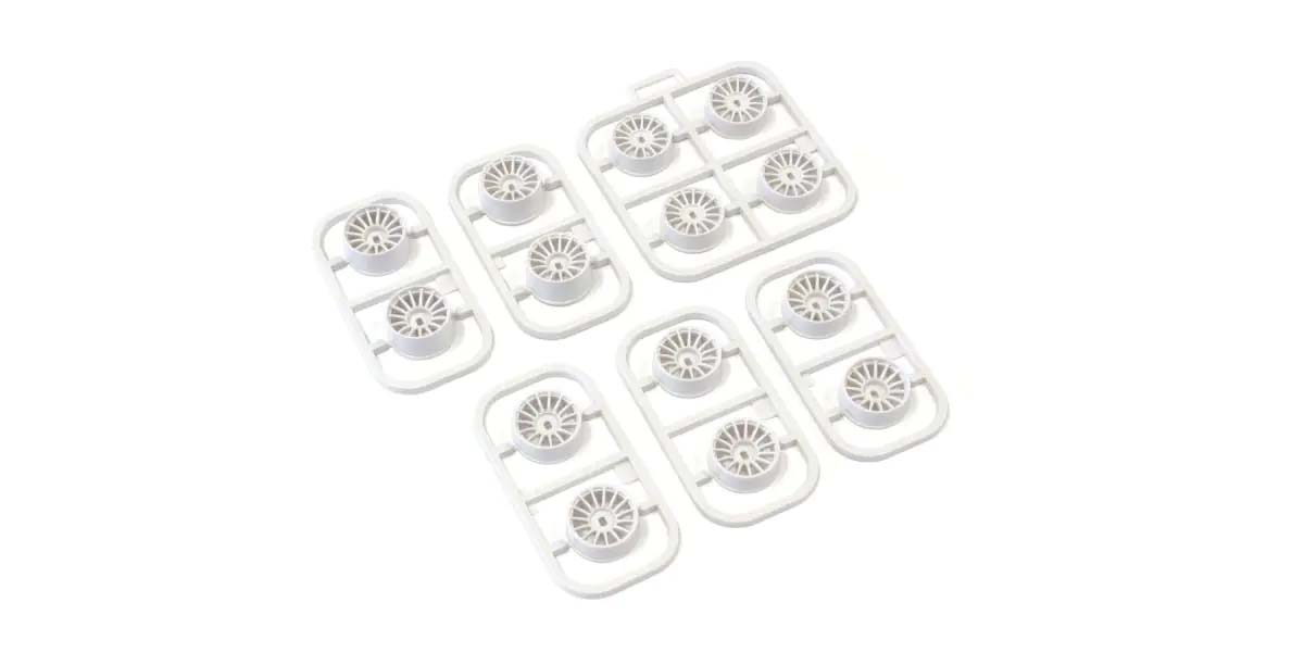 Kyosho - Wheel Set Mini-Z AWD Multi Offset White - K.MDH100WB MINI R/C WHEELS & TYRES