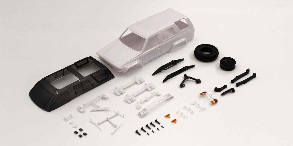 Kyosho - Bodyshell Toyota 4Runner Mini-Z 4X4 MX01 (White Body) - K.MXN02 MINI R/C AUTOSCALE & BODYSHEL
