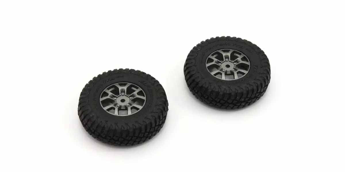 Kyosho - Mini-Z 4X4 MX01 Suzuki Jimny Pre-Glued Tires (2) - K.MXTH002B MINI-Z 4x4