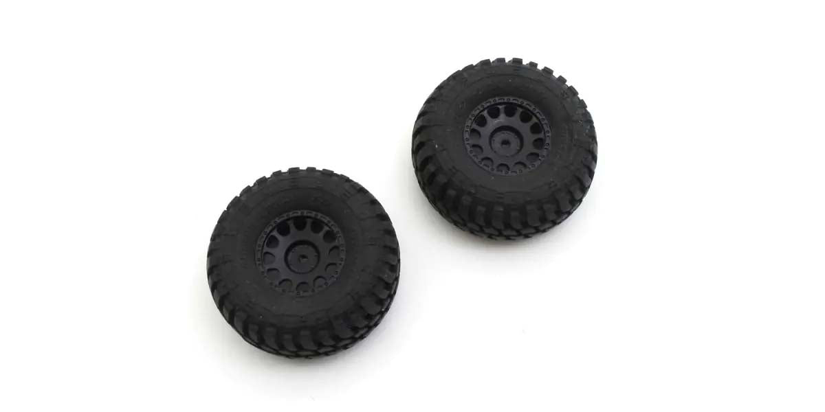 Kyosho - Pre-Glued Tires (2) Interco Tyres Mini-Z 4X4 MX01 - K.MXTH003B MINI-Z 4x4