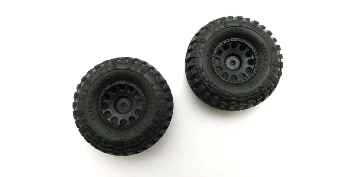 Kyosho - Pre-Glued Tires (2) Interco Tyres Mini-Z 4X4 MX01 Heavy Weight - K.MXTH003HW MINI-Z 4x4