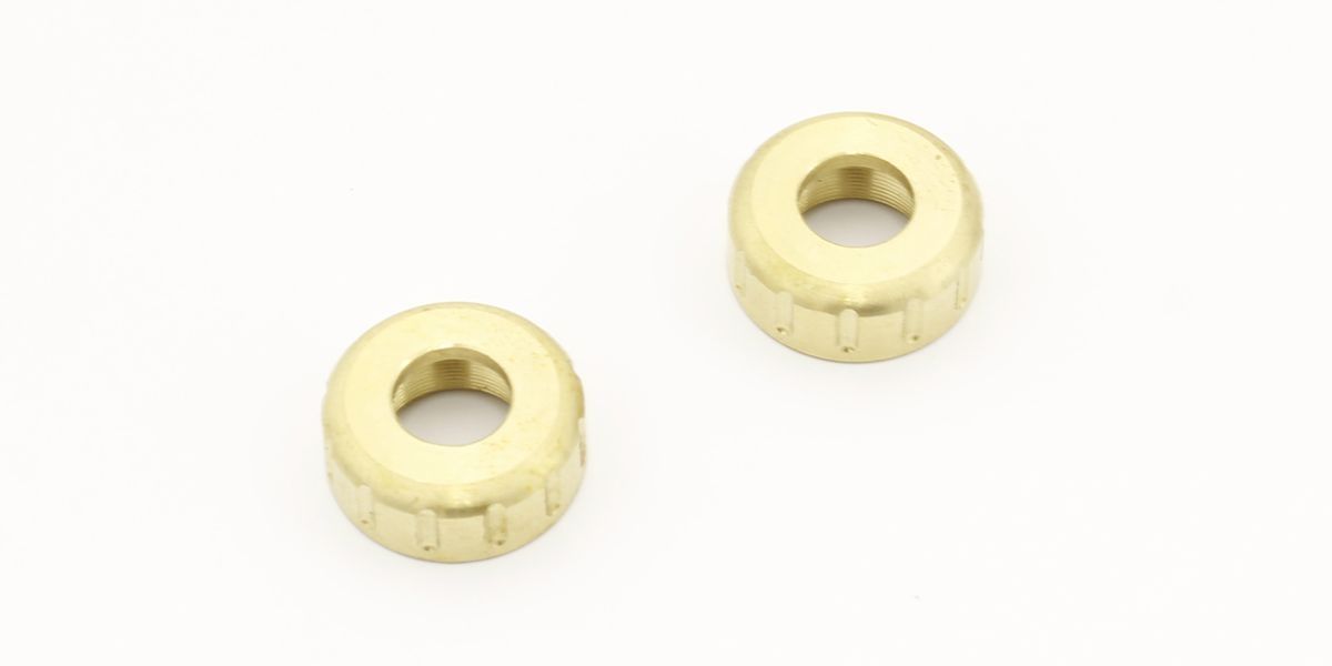 Kyosho - Brass Rear Axle Cap Mini-Z 4X4 MX01 (2) - K.MXW004 MINI-Z 4x4