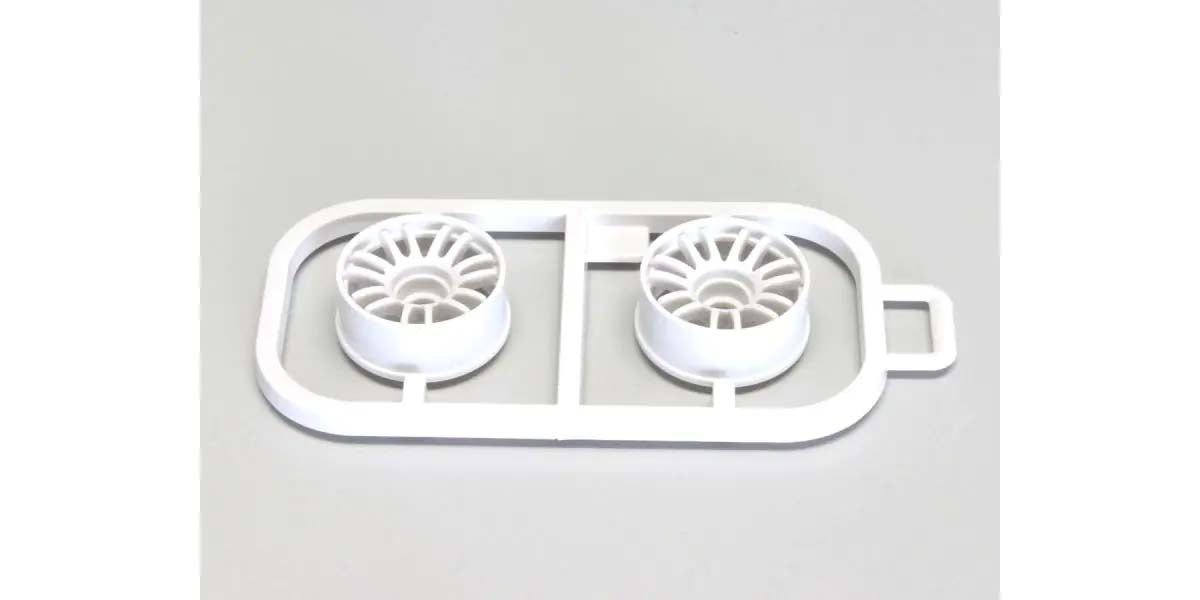 Kyosho - Wheels Set RE30 Mini-Z MR03 Narrow-Offset 1.5 (2) White - K.MZH131W-N15B MINI R/C WHEELS & TYRES