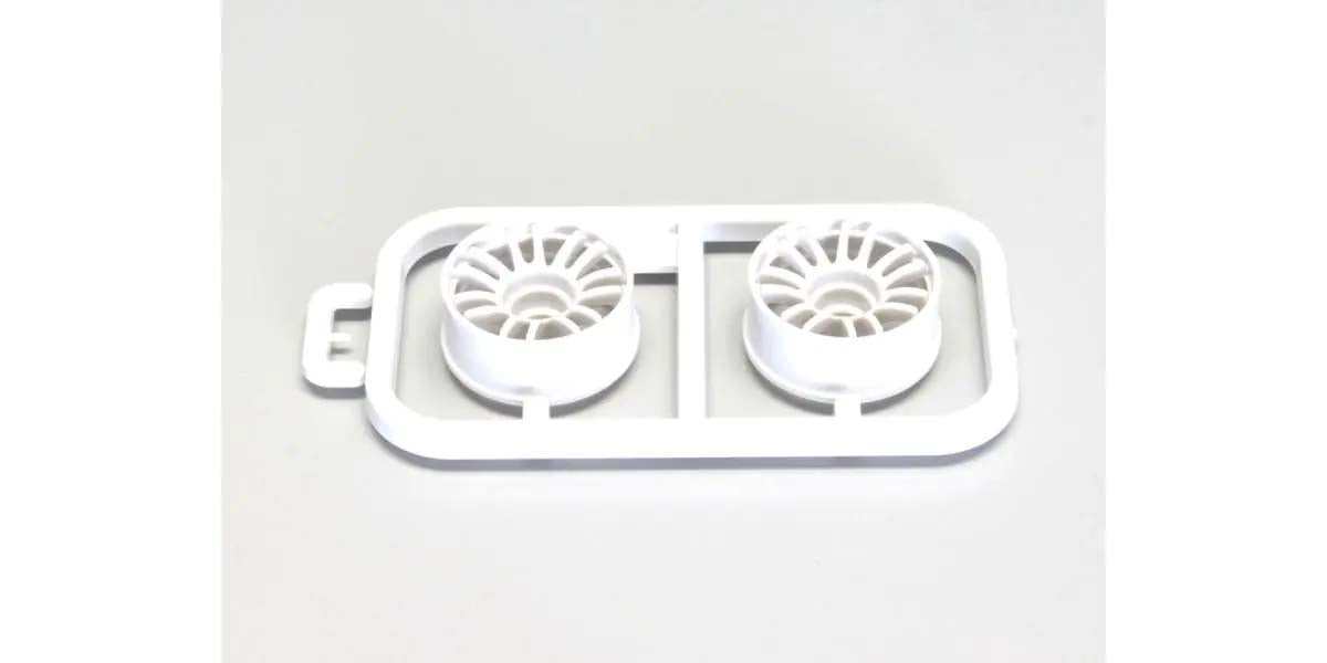 Kyosho - Wheels Set RE30 Mini-Z MR03 Narrow-Offset 2.0 (2) White - K.MZH131W-N2B MINI R/C WHEELS & TYRES