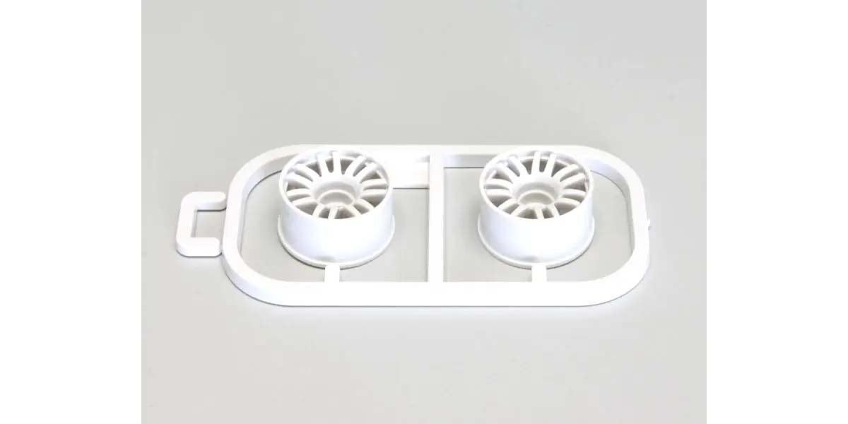 Kyosho - Wheels Set RE30 Mini-Z MR03 Wide-Offset 0 (2) White - K.MZH131W-W0B MINI R/C WHEELS & TYRES