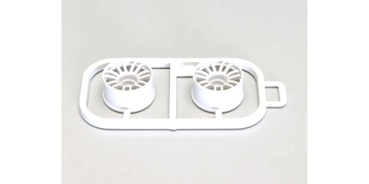Kyosho - Wheels Set RE30 Mini-Z MR03 Wide-Offset 1.0 (2) White - K.MZH131W-W1B MINI R/C WHEELS & TYRES