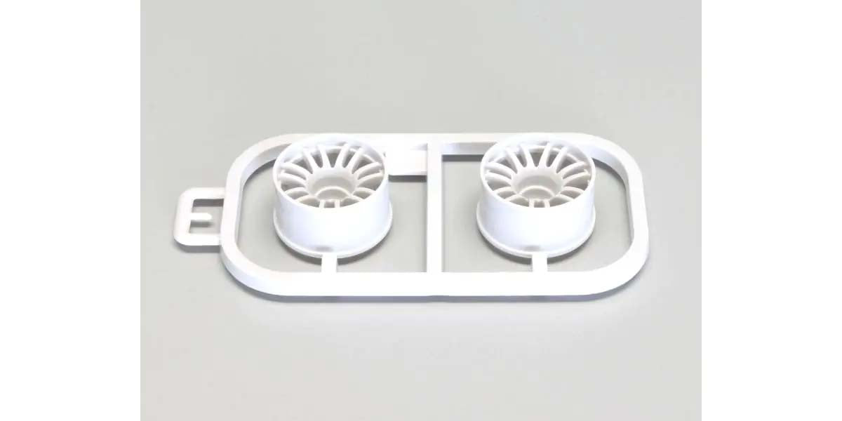 Kyosho - Wheels Set RE30 Mini-Z MR03 Wide-Offset 2.0 (2) White - K.MZH131W-W2B MINI R/C WHEELS & TYRES