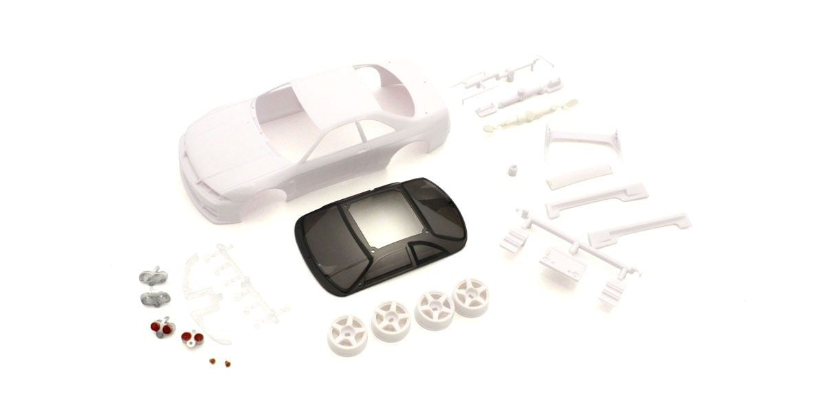 Kyosho - Bodyshell Nissan GT-R Nismo R33 Mini-Z + 4WD Rims (White Body) - K.MZN197 MINI R/C AUTOSCALE & BODYSHEL