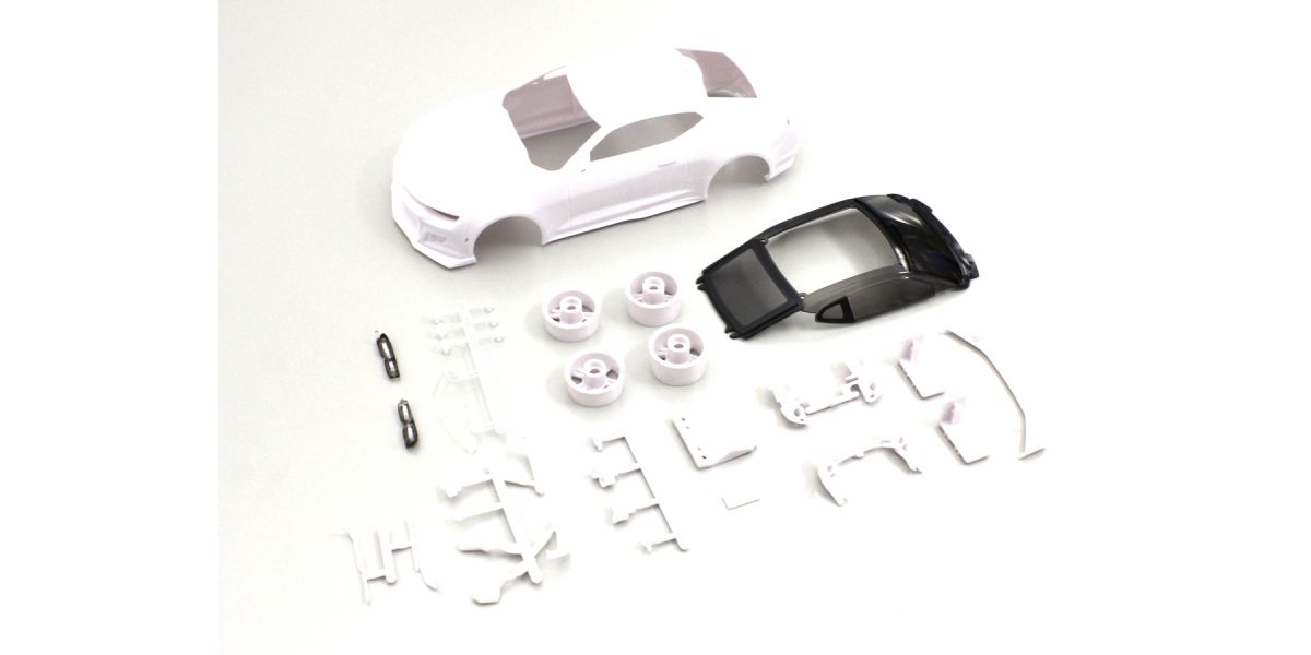 Kyosho - Bodyshell Chevrolet Camaro ZL1 Mini-Z + 2WD Rims (White Body) - K.MZN199 MINI R/C AUTOSCALE & BODYSHEL