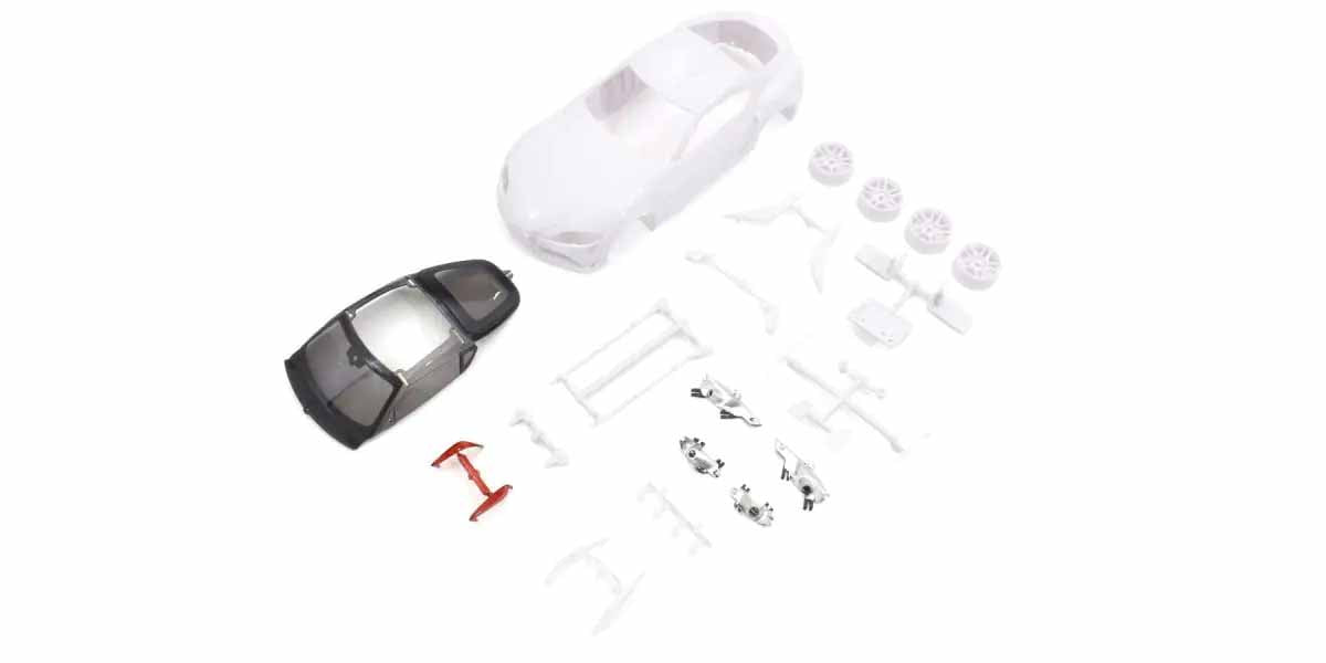 Kyosho - Bodyshell Toyota GR Supra Mini-Z + 4WD Rims (White Body) - K.MZN202 MINI R/C AUTOSCALE & BODYSHEL
