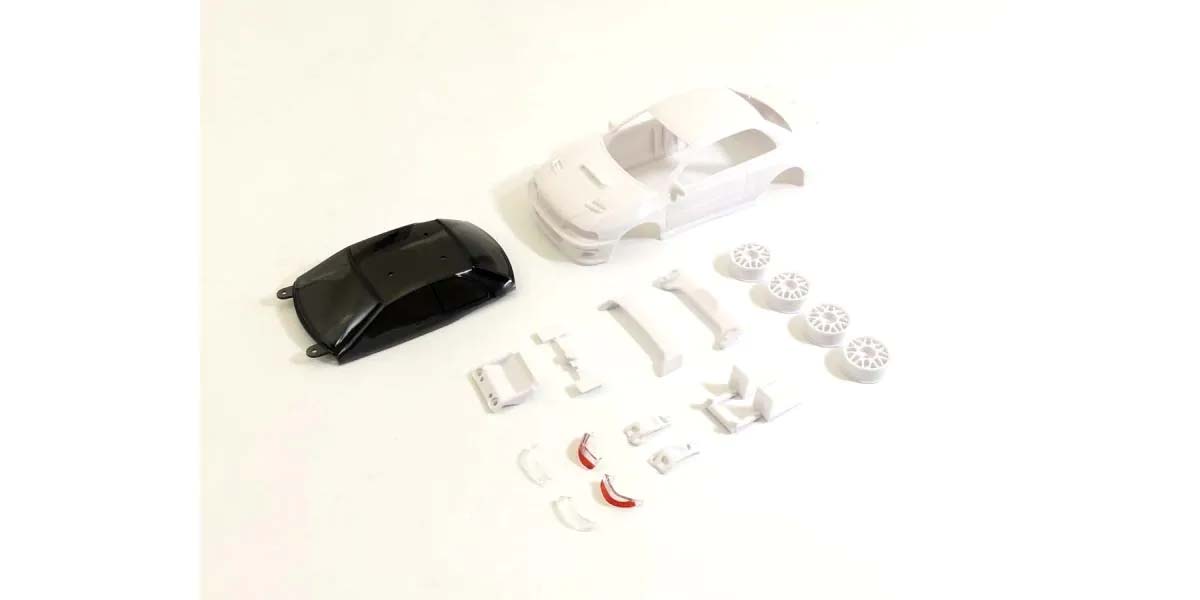 Kyosho - Bodyshell Subaru Impreza STi 22B Mini-Z + 4WD Rims (White Body) - K.MZN209 MINI R/C AUTOSCALE & BODYSHEL