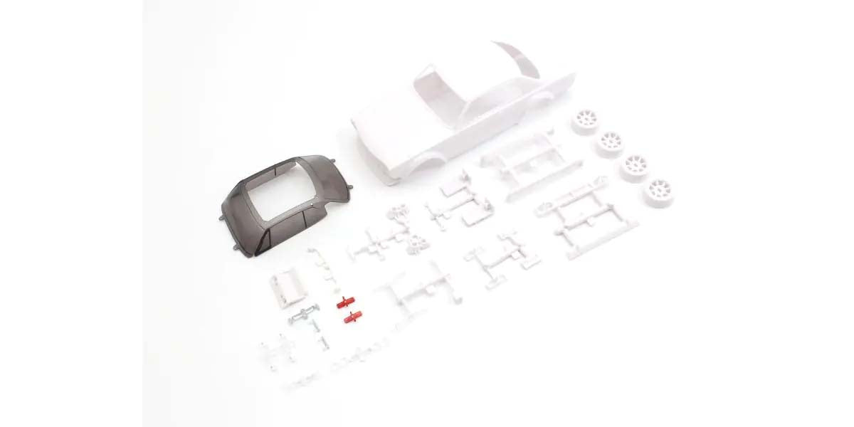 Kyosho - Bodyshell Skyline 2000GT-R (KPGC10) Mini-Z + 4WD Rims (White Body) - K.MZN216 MINI R/C AUTOSCALE & BODYSHEL