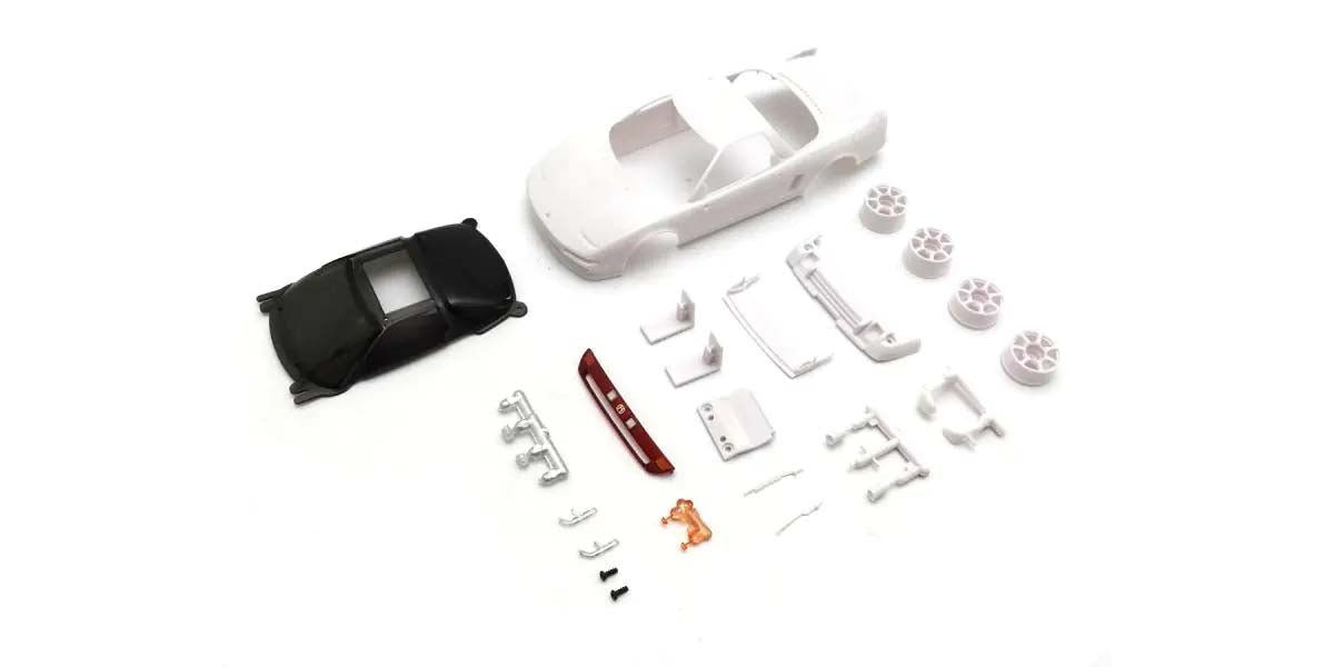 Kyosho - Bodyshell Honda NSX Mini-Z + 2WD Rims (White Body) - K.MZN220 MINI R/C AUTOSCALE & BODYSHEL