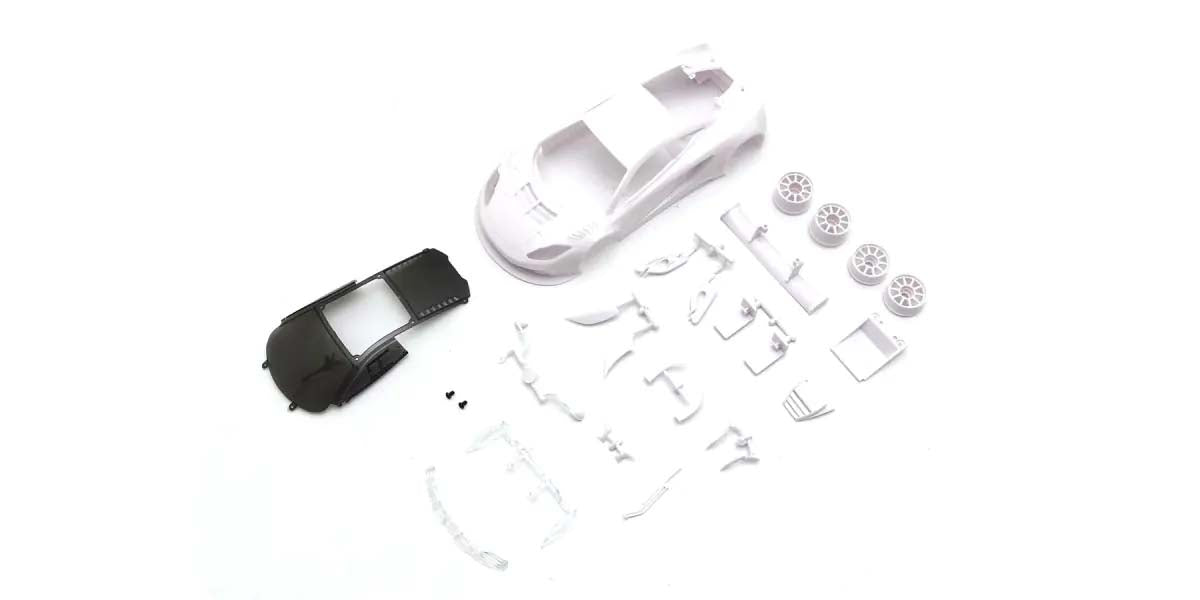 Kyosho - Bodyshell McLaren 12C GT3 2013 Mini-Z + 2WD Rims (White Body) - K.MZN223B MINI R/C AUTOSCALE & BODYSHEL