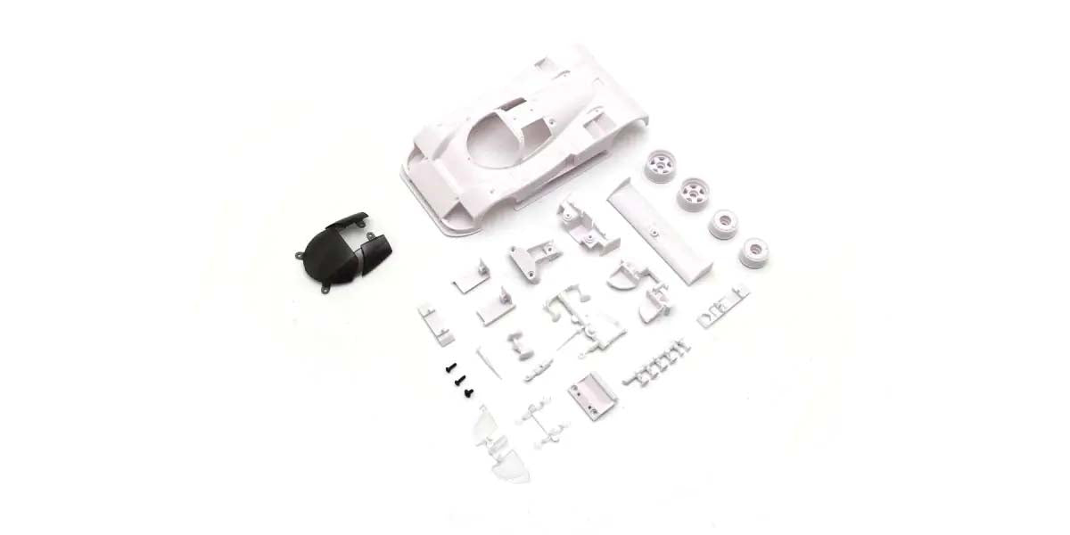 Kyosho - Bodyshell Mazda 787B Mini-Z + 2WD Rims (White Body) (MZN152) - K.MZN225 MINI R/C AUTOSCALE & BODYSHEL