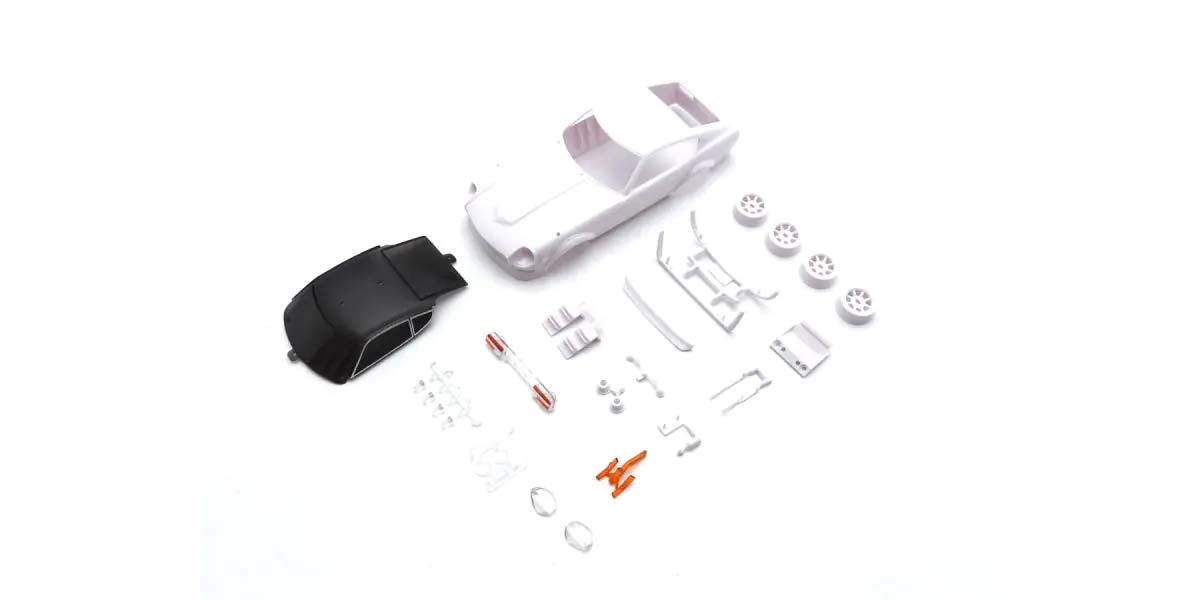 Kyosho - Bodyshell Nissan Fairlady 240Z-L Mini-Z + 4WD Rims (White Body) - K.MZN228 MINI R/C AUTOSCALE & BODYSHEL