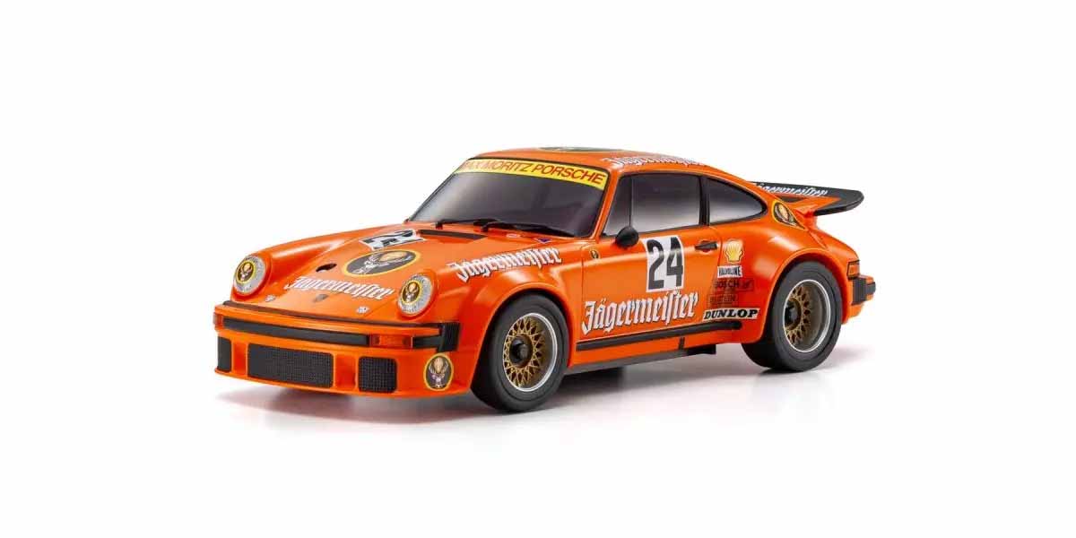 Kyosho - Autoscale Mini-Z Porsche 934 RSR 1976 J�germeister No24 (N-RM) - K.MZP162EM MINI R/C AUTOSCALE & BODYSHEL