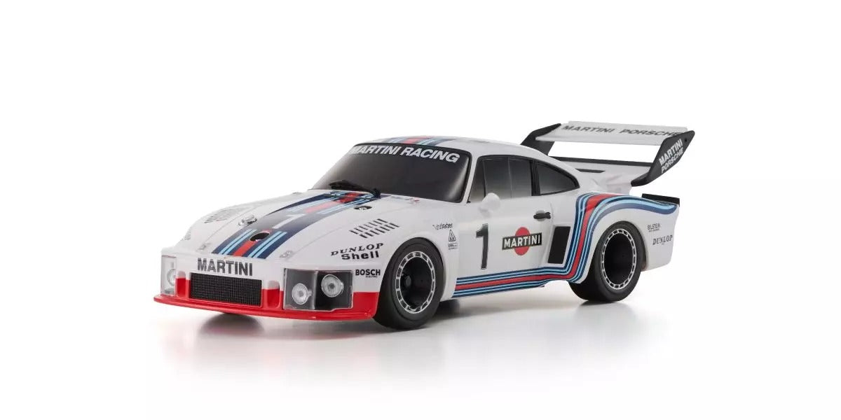 Kyosho - Autoscale Mini-Z Porsche 935 Turbo 1976 Martini No1 (N-RM) - K.MZP166M1B MINI R/C AUTOSCALE & BODYSHEL