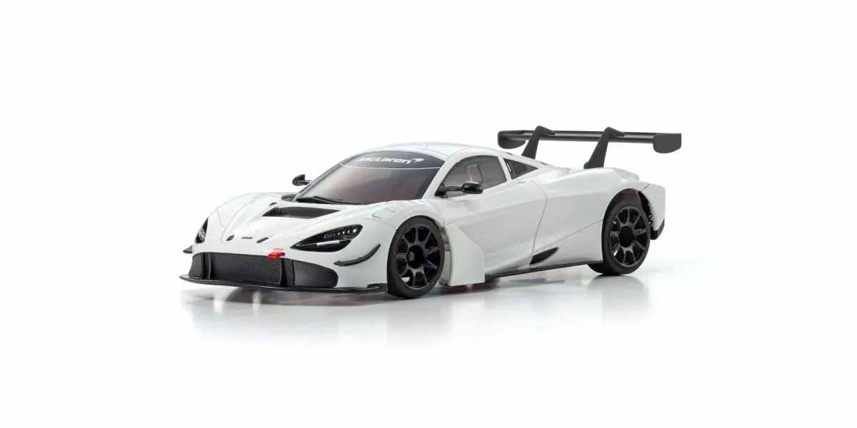 Kyosho - Autoscale Mini-Z McLaren 720S GT3 White (W-MM) - K.MZP255W MINI R/C AUTOSCALE & BODYSHEL