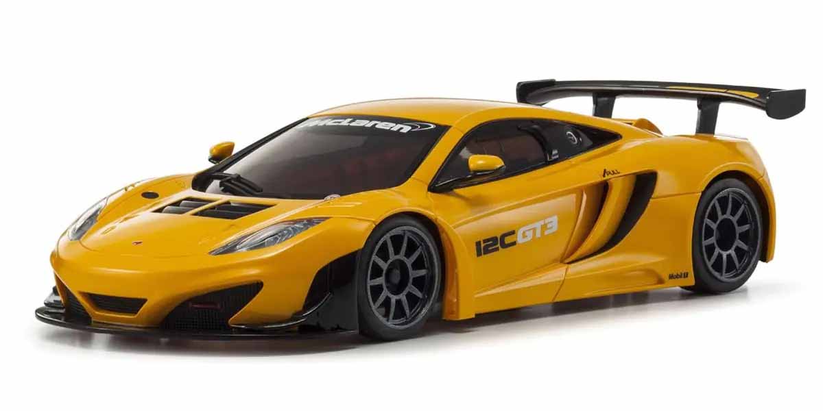 Kyosho - Autoscale Mini-Z McLaren 12C GT3 2013 Orange (W-MM) - K.MZP256OR MINI R/C AUTOSCALE & BODYSHEL