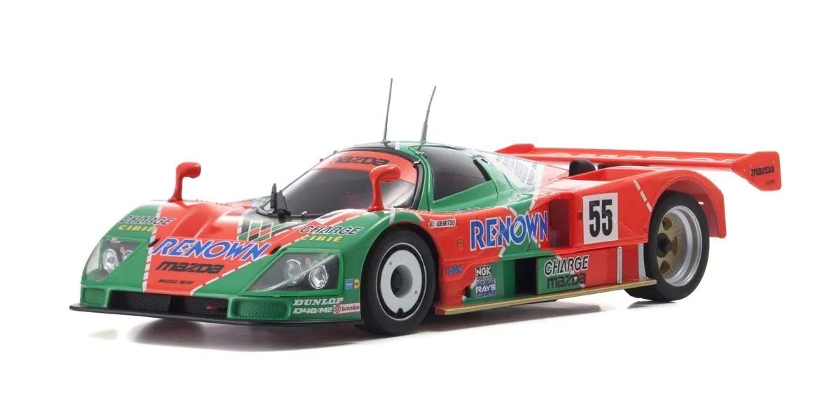 Kyosho - Autoscale Mini-Z Mazda 787B No.55 1991 Winner (W-LM) - K.MZP344RE MINI R/C AUTOSCALE & BODYSHEL