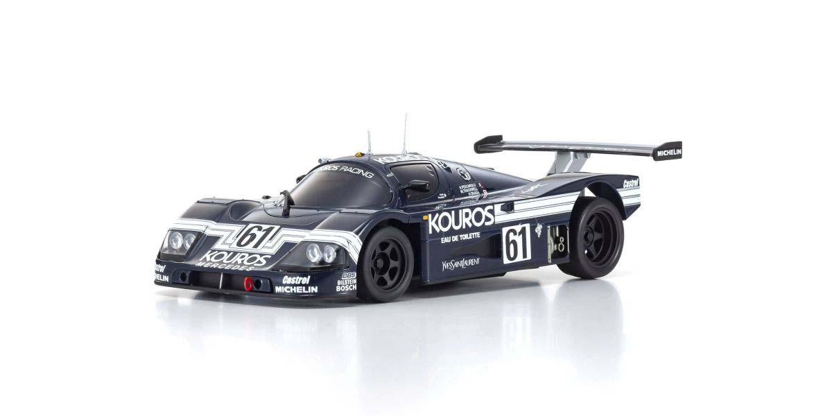 Kyosho - Autoscale Mini-Z Sauber Mercedes C9 Kouros No61 LM 1987 (W-LM) - K.MZP345KR MINI R/C AUTOSCALE & BODYSHEL