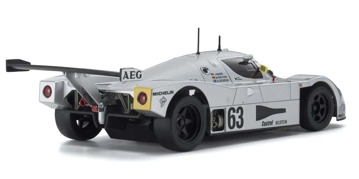 Kyosho - Autoscale Mini-Z Sauber Mercedes No.63 Silver LM 1989 (W-LM) - K.MZP345S MINI R/C AUTOSCALE & BODYSHEL