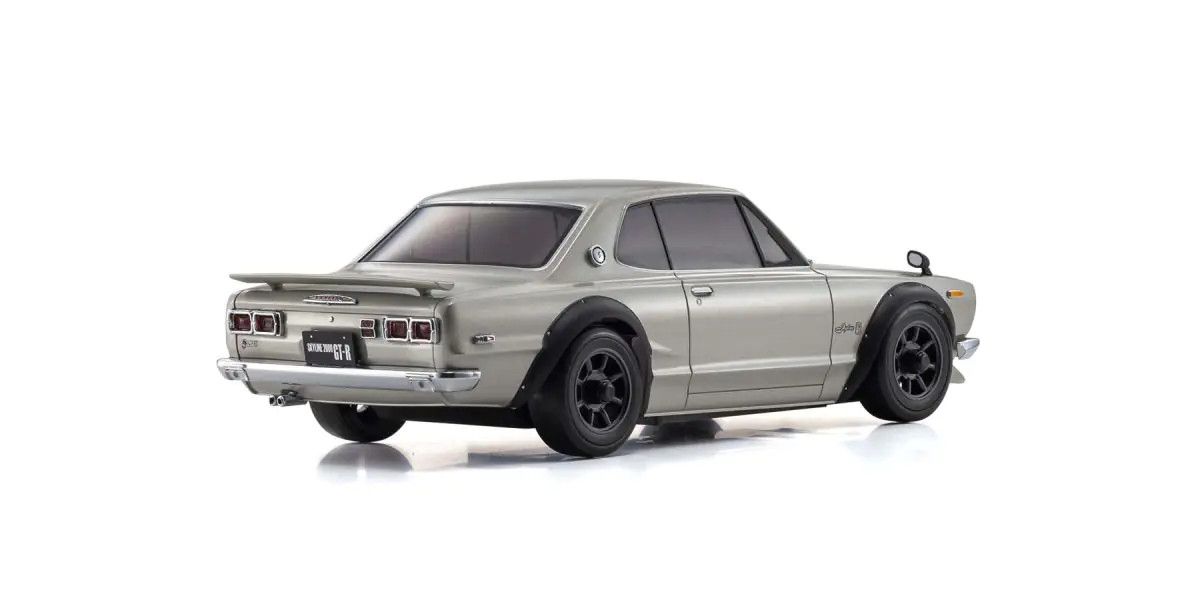 Kyosho - Autoscale Mini-Z Nissan Skyline 2000 GTR KPCG10 Silver (MA020) - K.MZP466S MINI R/C AUTOSCALE & BODYSHEL