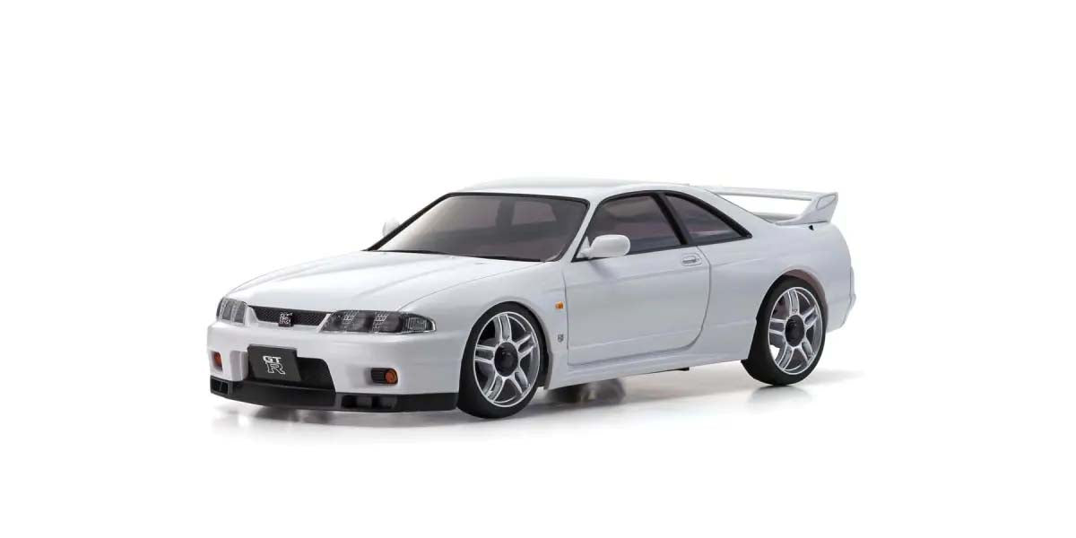 Kyosho - Autoscale Mini-Z Skyline GT-R R33 V-Spec White (MA020N-L) - K.MZP468W MINI R/C AUTOSCALE & BODYSHEL