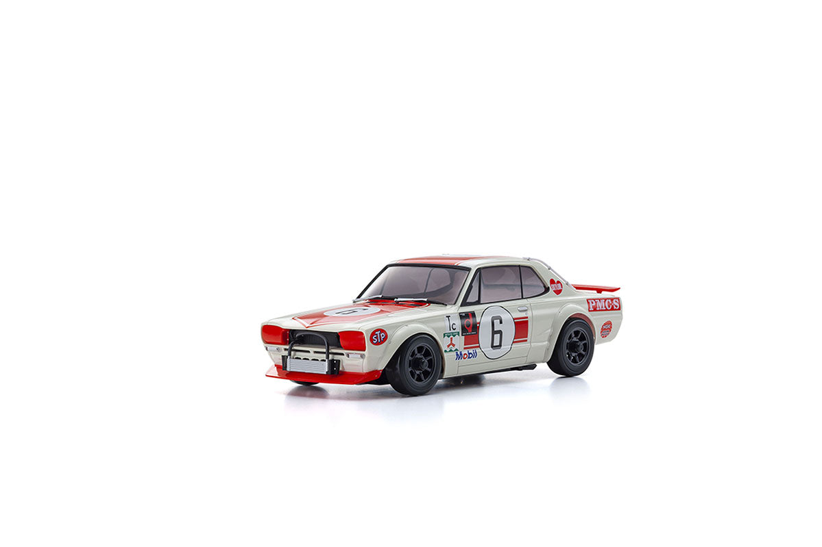 Kyosho - Autoscale Mini-Z Skyline 2000GT-R KPCG10 Racing'72 Red No.6 (MA020) - K.MZP472R MINI R/C AUTOSCALE & BODYSHEL
