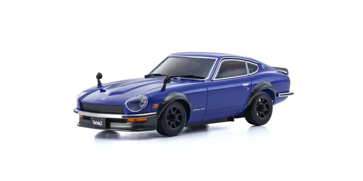 Kyosho - *CLEARANCE* ASC Mini-Z Nissan Fairlady 240Z-L Mettalic Blue (MA020) - K.MZP475MB MINI R/C AUTOSCALE & BODYSHEL