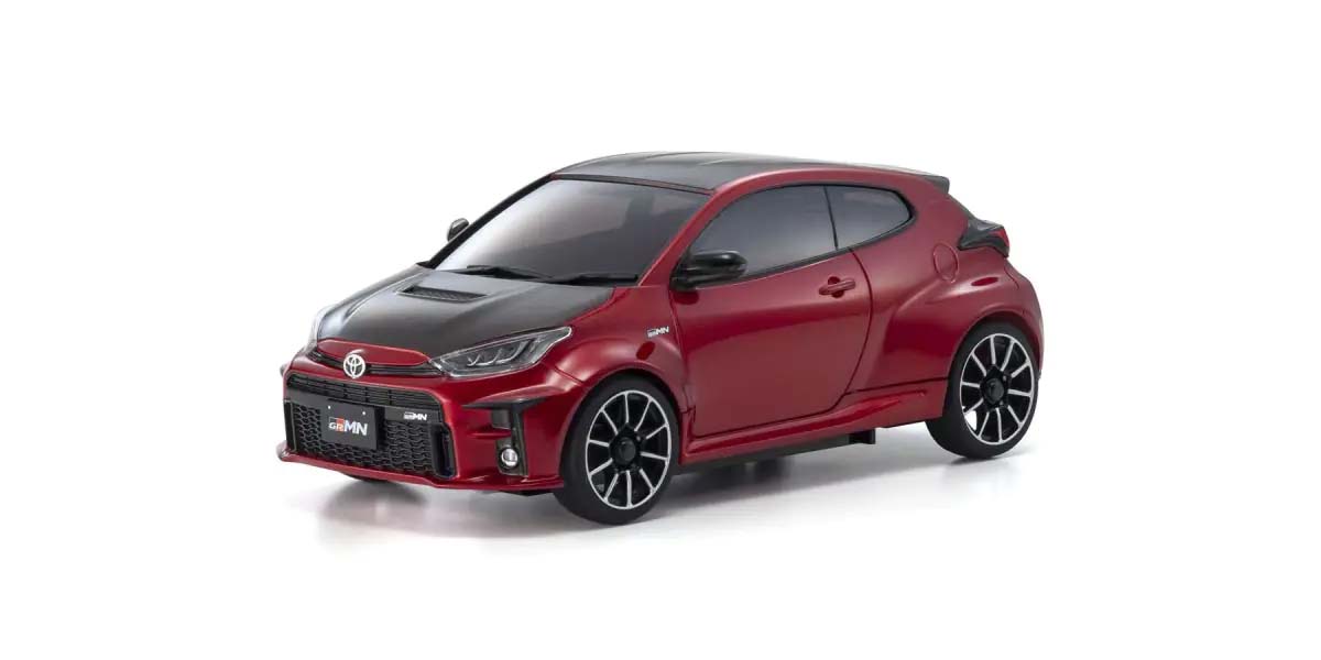 Kyosho - *CLEARANCE* ASC Mini-Z Toyota GRMN Yaris Rally Package Red (MA020) - K.MZP478MR MINI R/C AUTOSCALE & BODYSHEL