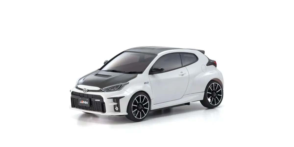 Kyosho - *CLEARANCE* ASC Mini-Z Toyota GRMN Yaris Rally Package White (MA020) - K.MZP478PW MINI R/C AUTOSCALE & BODYSHEL