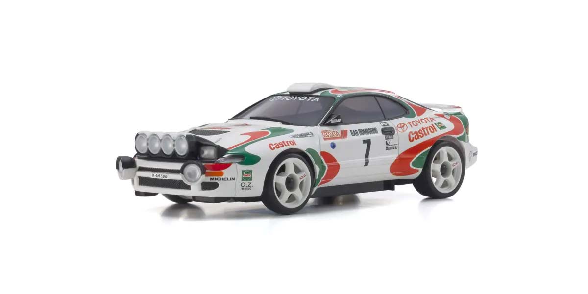 Kyosho - Autoscale Mini-Z Toyota Celica Turbo No7 WRC 1993 (MA020N-M) - K.MZP481JK MINI R/C AUTOSCALE & BODYSHEL