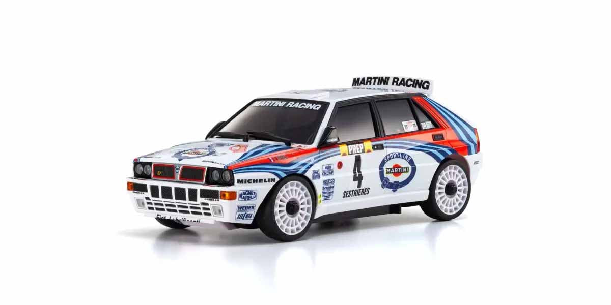Kyosho - Autoscale Mini-Z Lancia Delta No.4 Monte Carlo Winner (MA020) - K.MZP484MC MINI R/C AUTOSCALE & BODYSHEL